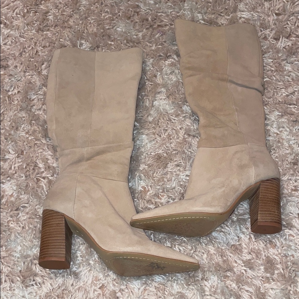 Vince Camuto Tan Heeled Boots